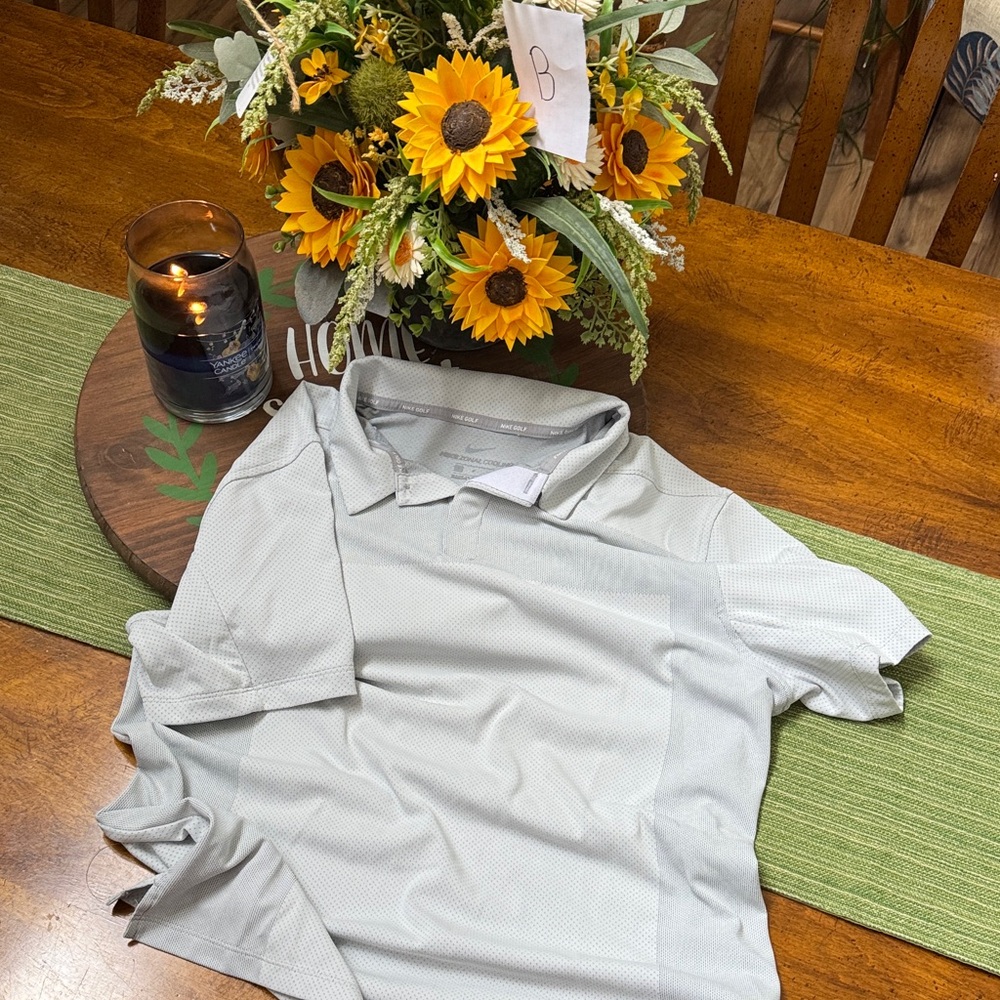 Nike Light Gray Polo Shirt